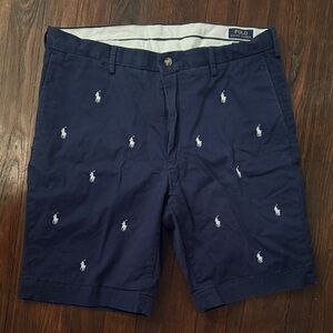Polo by Ralph Lauren Embroidered Navy Shorts